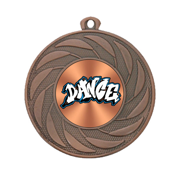 Street Dancing 50mm Medal