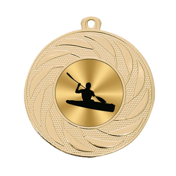 Canoeing 50mm Medal