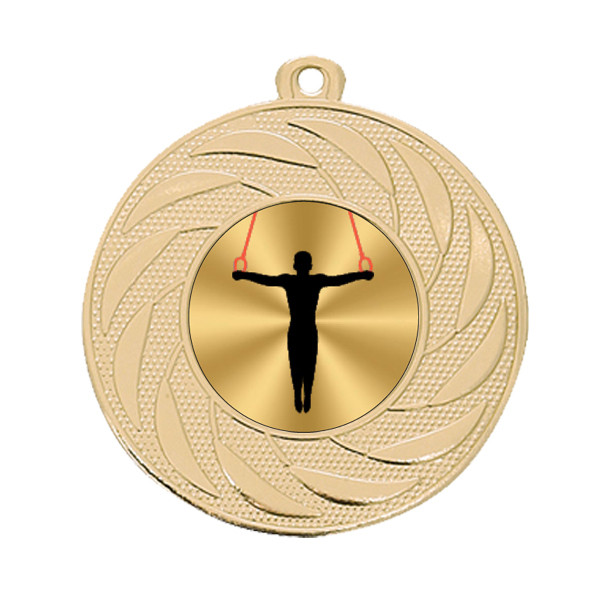 Gymnastics 50mm Medal