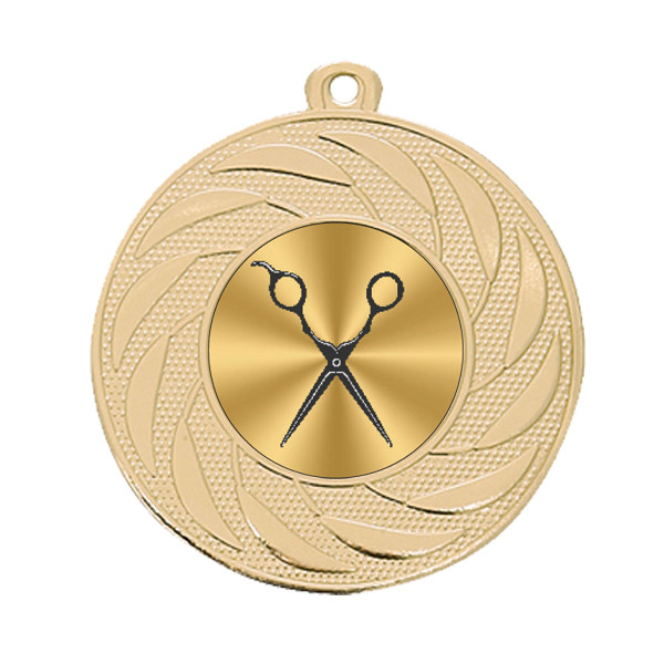 Hairdressing 50mm Medal