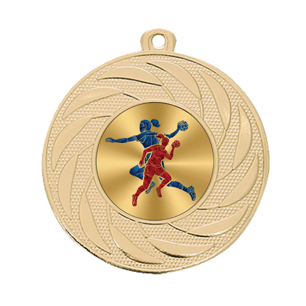 Handball 50mm Medal