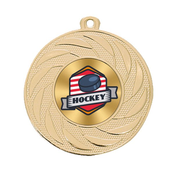 Hockey 50mm Medal