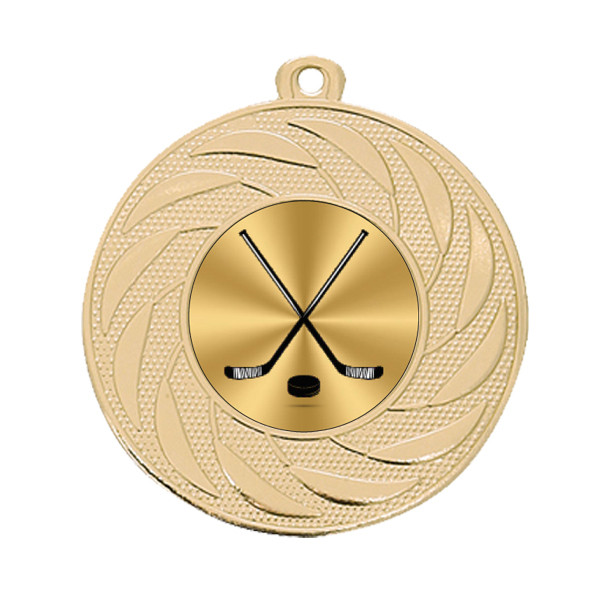 Ice Hockey 50mm Medal