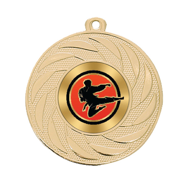 Karate 50mm Medal