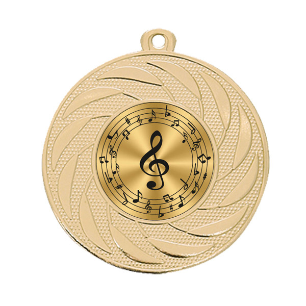 Music 50mm Medal