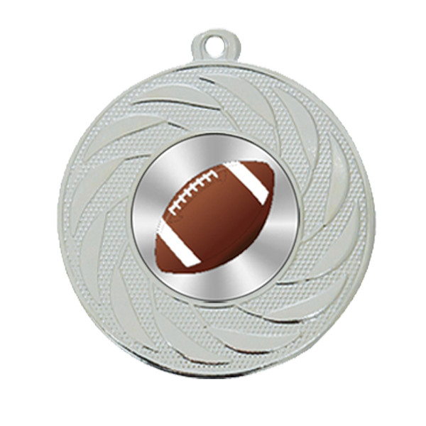 American Football 50mm Medal