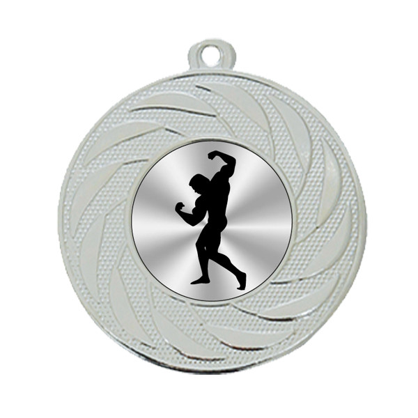 Body Building 50mm Medal
