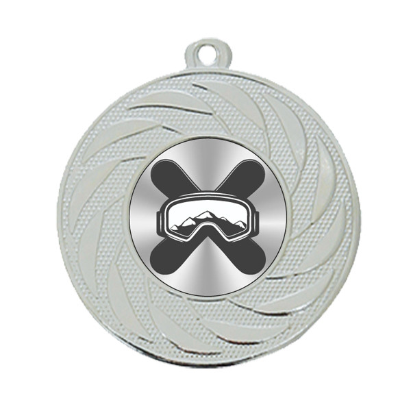 Snowboarding 50mm Medal