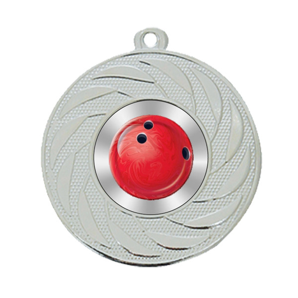 Ten Pin Bowling 50mm Medal