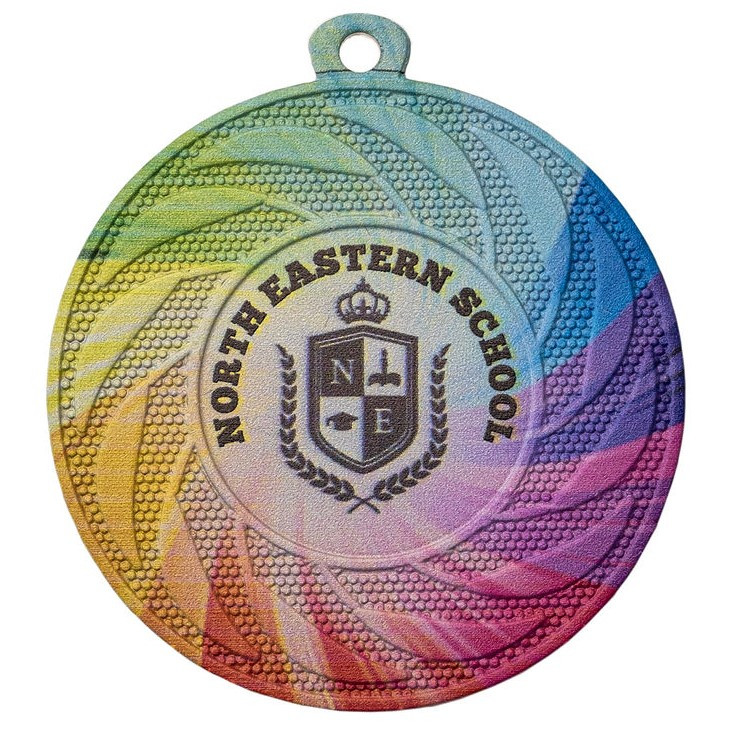 Colour Printed 50mm Bespoke Medal