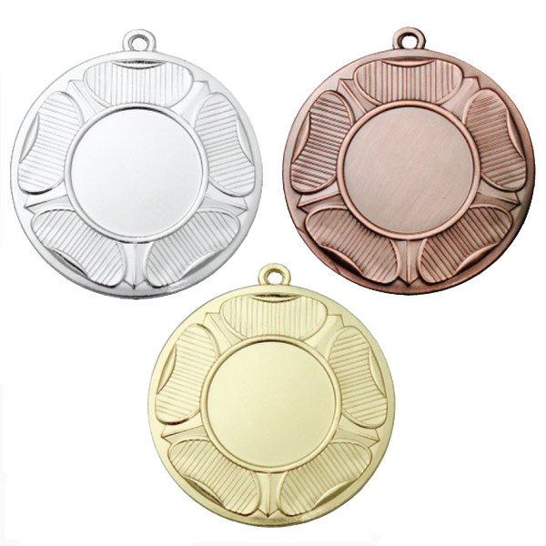 Shiny Tudor Rose Medal
