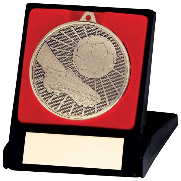 Formation Football Medal & Box Silver 