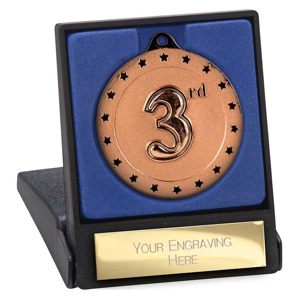 Cascade Stars Medal & Box 1st, 2nd & 3rd 50mm