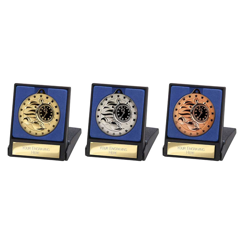Cascade Stars Swimming Medal & Box 50mm