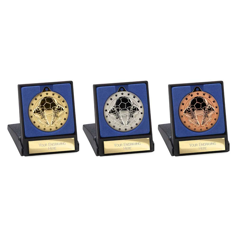 Cascade Stars Football Medal & Box 50mm