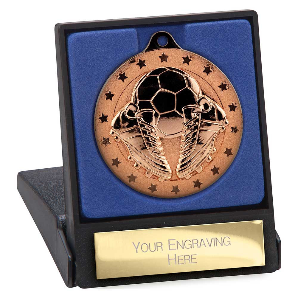 Cascade Stars Football Medal & Box 50mm