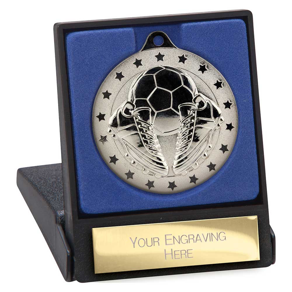 Cascade Stars Football Medal & Box 50mm