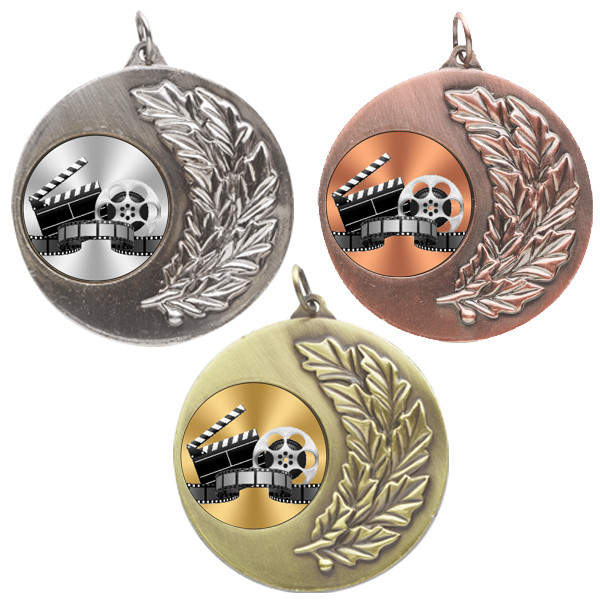 Film Laurel Wreath 50mm Medal