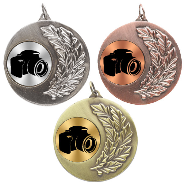 Photography Laurel Wreath 50mm Medal