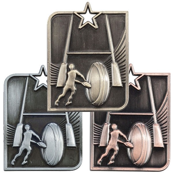 Centurion Star Series Rugby Medal 