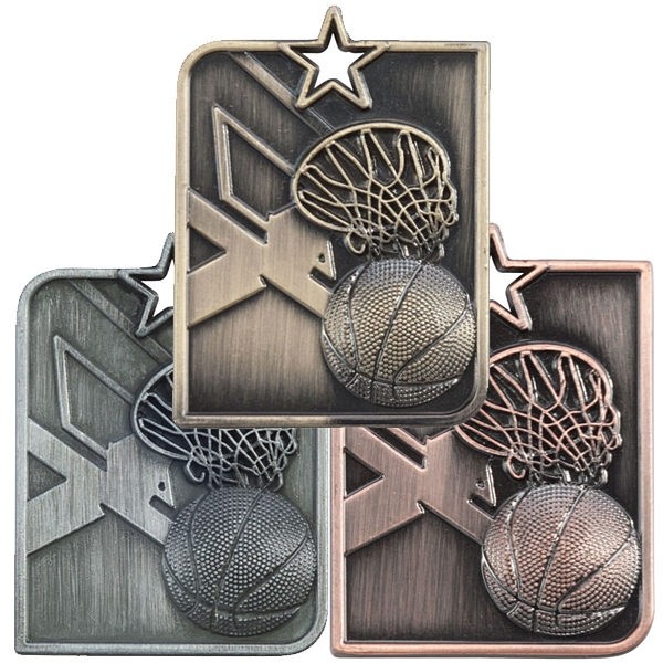 Centurion Star Series Basketball Medal