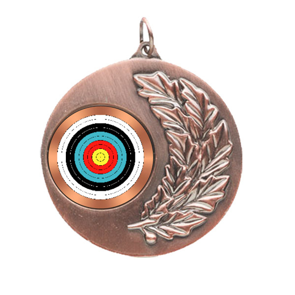 Archery Laurel Wreath 50mm Medal