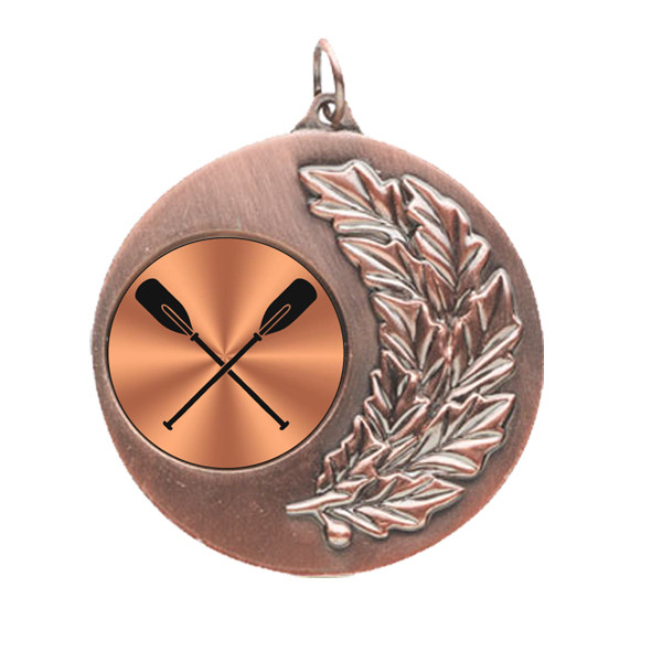 Canoeing Laurel Wreath 50mm Medal