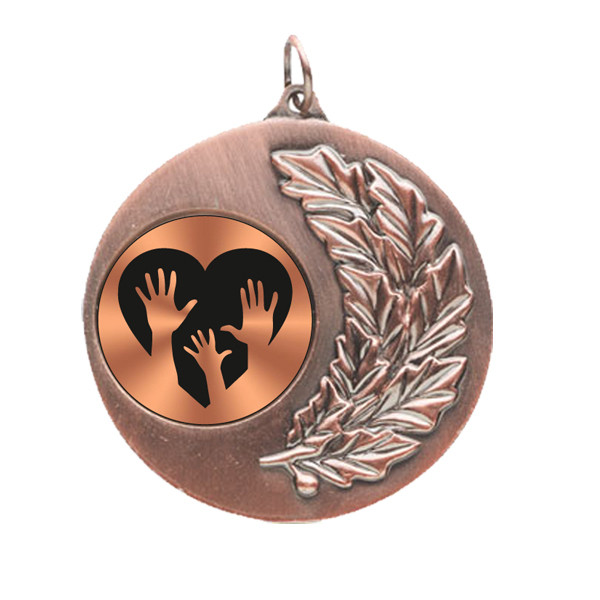 Charity Laurel Wreath 50mm Medal