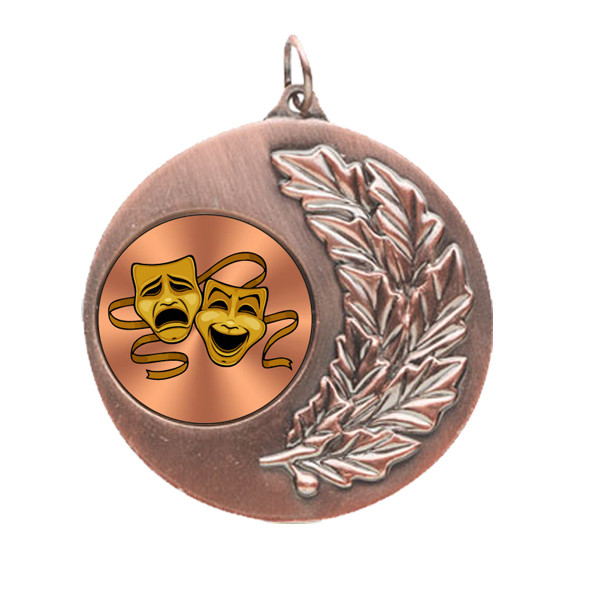 Drama Laurel Wreath 50mm Medal