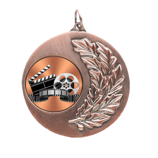 Film Laurel Wreath 50mm Medal