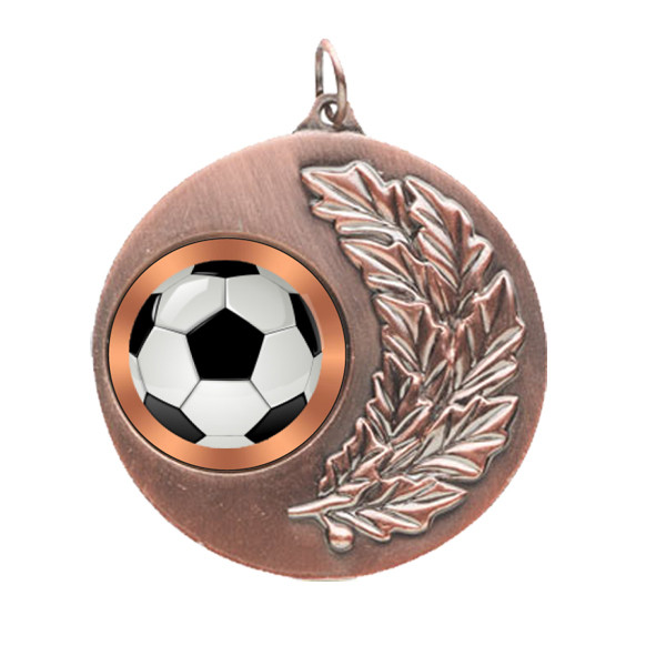 Football Laurel Wreath 50mm Medal