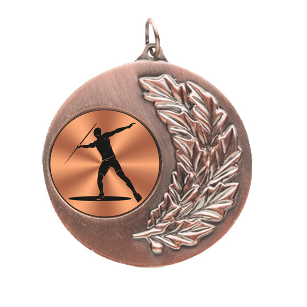 Javelin Laurel Wreath 50mm Medal