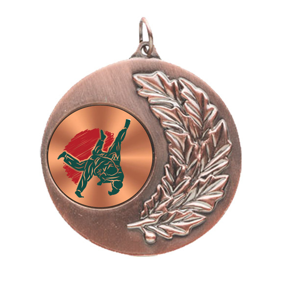 Judo Laurel Wreath 50mm Medal