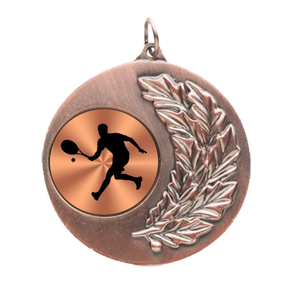 Tennis Laurel Wreath 50mm Medal