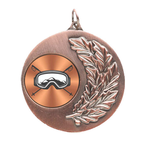 Winter Sports Laurel Wreath 50mm Medal