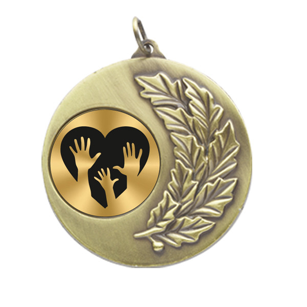Charity Laurel Wreath 50mm Medal