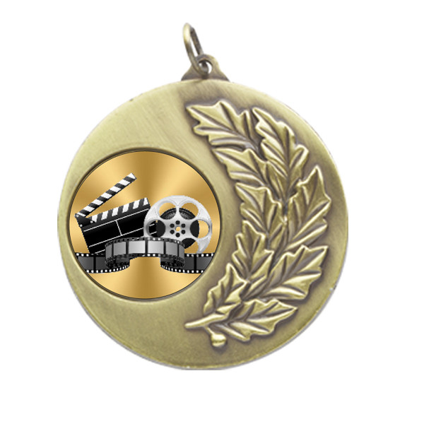 Film Laurel Wreath 50mm Medal