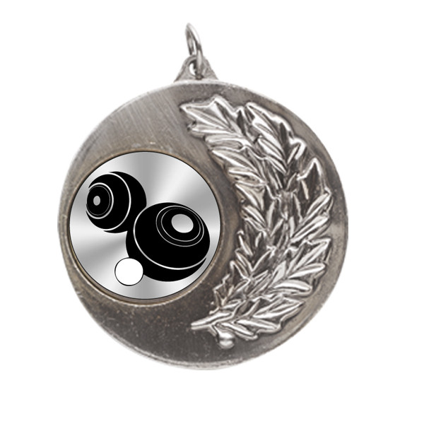 Bowls Laurel Wreath 50mm Medal