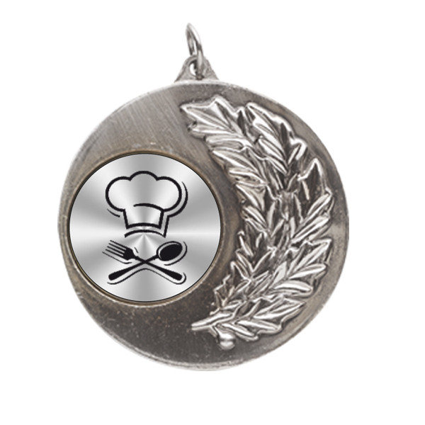 Cooking Laurel Wreath 50mm Medal