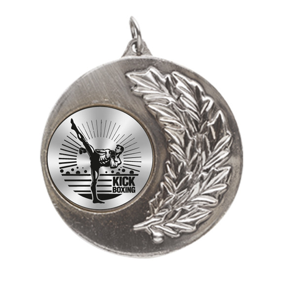 Kickboxing Laurel Wreath 50mm Medal