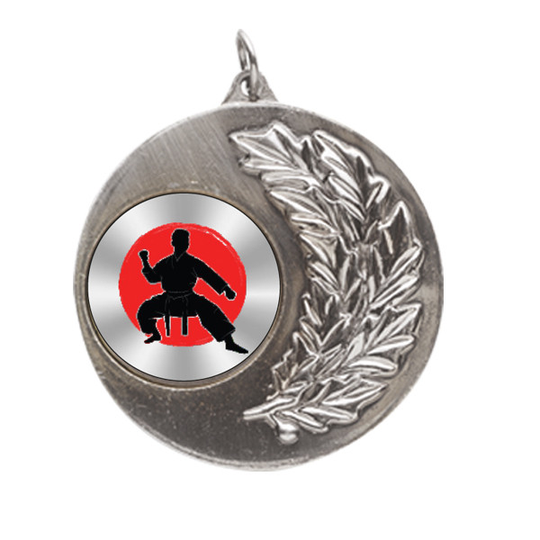 Martial Arts Laurel Wreath 50mm Medal