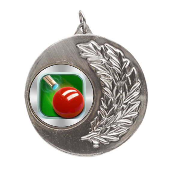 Snooker Laurel Wreath 50mm Medal