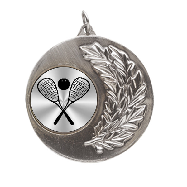 Squash Laurel Wreath 50mm Medal