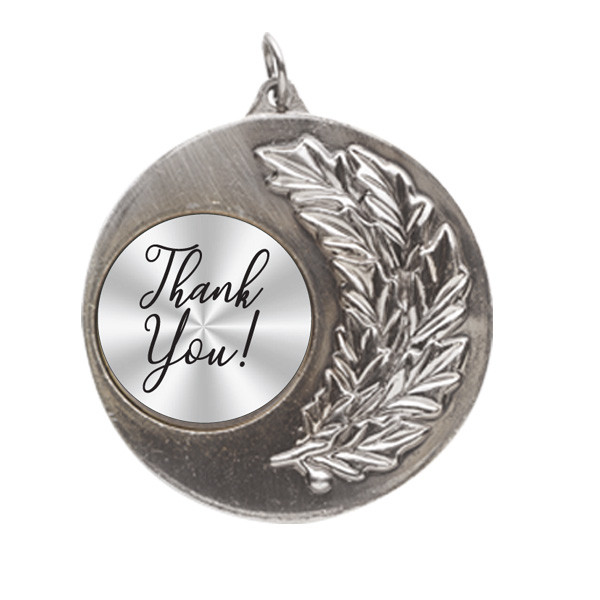 Thank you Laurel Wreath 50mm Medal