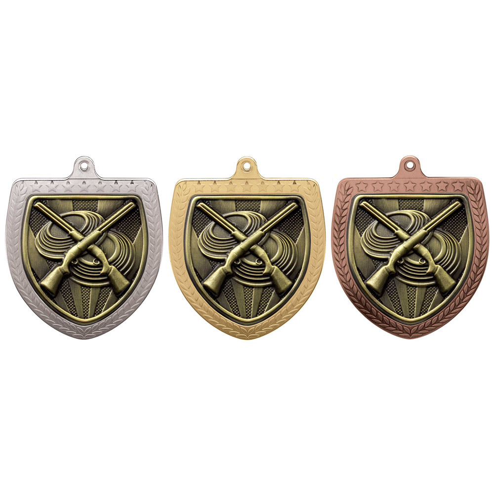 Cobra Clay Pigeon Shooting Shield Medal