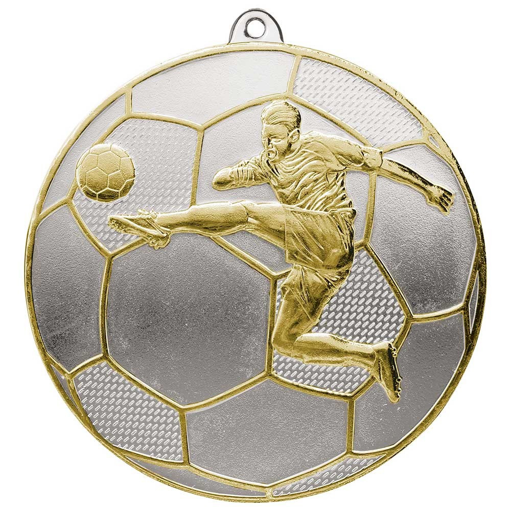 Premiership Football Medal Gold & Silver