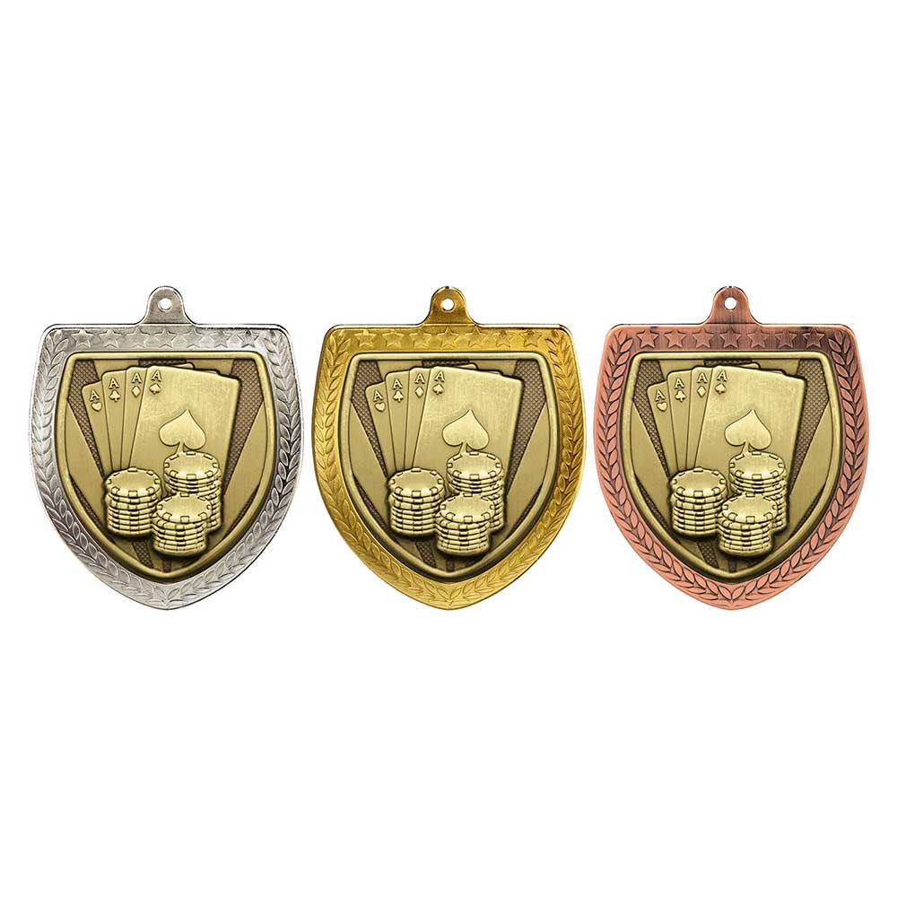 Cobra Poker Shield Medal