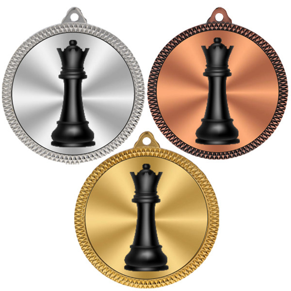 Chess 60mm Medal