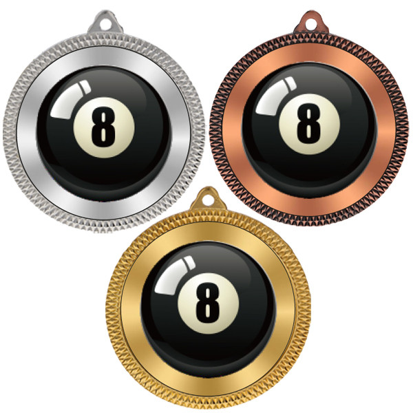 Pool 60mm Medal