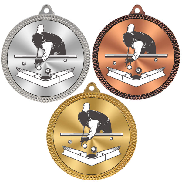 Pool 60mm Medal